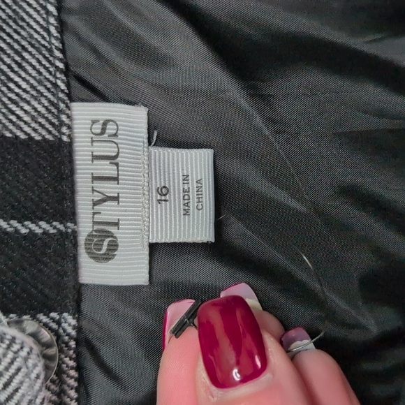 Stylus Plaid Skirt. Size 16. NWOT. Mini Skirt. Flannel. A-Line. - Picture 6 of 9